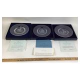 Franklin Crystal Seven Seas Crystal Plates