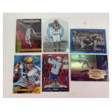 6 Numbered Sports Cards
