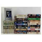 VHS Tapes:The Terminator, Roots, Casablanca, Star