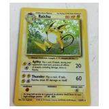 Holographic Raichu Base set 14/102 Pokemon card