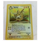 Holographic Raichu Fossil Set 14/60 Pokemon Card
