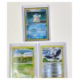 3 Pokemon Vintage Holographic Cards
