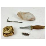 Boot Dagger Knife, Antique Cook Brothers Penknife,