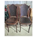 Bentwood Chairs (2) By Jacob & Josef Kohn (Model