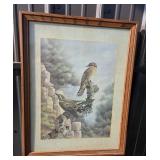 Simon Calburn Bird Artwork Signed 1975