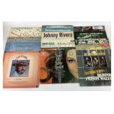 Vinyl Records With Johnny Rivers, Don Williams, An