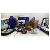Levolor Blind, Insta-Bed, CDs, Shoe shine Storage