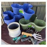 Garden Planters, Hand Tools, Hose Nozzle