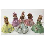 Josef Originals Ceramic Figurine Bells