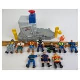 Fisher Price Construction Quarry & Imaginext Figur