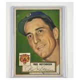 Topps 1952 Fred Hutchinson #162 V6-3 baseball