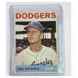 1964 Topps #120 V63 Don Drysdale Dodgers Baseball
