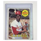 1969 Topps Lou Brock PSA3 Cardinals Baseball
