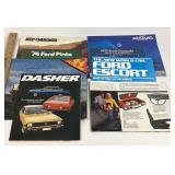 Automotive Brochures Ford, Volkswagen, Jeep