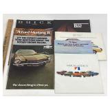 Automotive Brochures Buick, Ford, American Motors,