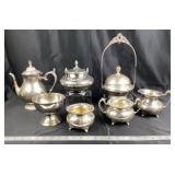Community A scot engraved silver plate serving
