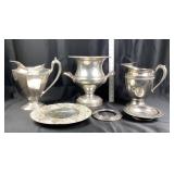 Silver plate Reed and Barton art deco pitcher,
