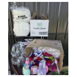 Glassware, Plastic Utensils, Bunn Filters, Pantry