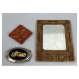 Antique Markle Elevator Co. Advertising Mirror,