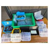 Beads, Jewelry-Making Supplies With Storage Cases