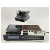 GE Tape Recorder Alarm Clock Radio Works &