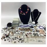 Costume Jewelry: Anne Klein watch, Chico