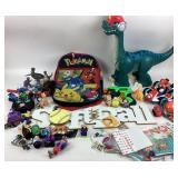 Toy Collection: Mario, Dinosaurs, Pokemon Backpack