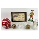 Angel, Apple Candy Dish, Soldier Figurine, Ship