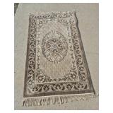Area Rug 36 in. X 61 in. Has Goldtone Rings On One