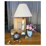 Table Lamp, Ceramic Vase, Figurine, Lantern, Frame