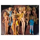 Barbie Dolls with Blond Hair, Denim Outfit +