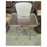 Mid-Century Cosco Metal Folding High Chair,
