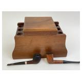 Klean Craft Pipe Holder With Yello Bole Pipes
