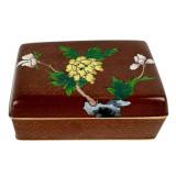 Antique Chinese cloisonne box
