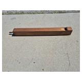 Wooden Pipe Organ Flue Pipe, Featuring A