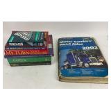 Books Including Maxell VHS, Nancy Reagan, Gardenin