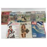 Saturday Evening Post, Life, Look Magazines