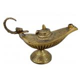 Vintage Brass Genie Lamp