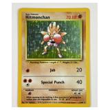 Holographic Hitmonchan 7/102 Base Set Pokemon Card