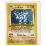 Holographic Machamp 8/102 Base Set Pokemon Card