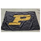 Purdue University Black Gold Nylon Flag