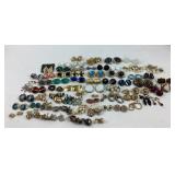 Costume Jewelry Clip on and Screw back earrings
