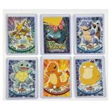 6 Vintage Pokemon Topps Cards
