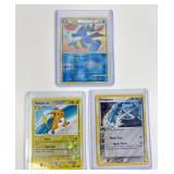3 Pokemon Vintage Holographic Cards