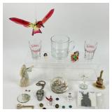 Art Glass Figurines, Paperweights, Miniatures,