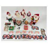 Vintage Santa Ornaments & Decor Collection (16)