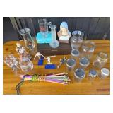 Holland Mold Bust, Glass Jars, Vases, Gymnast Figu
