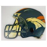 16"x13" Denver Broncos Helmet Sign