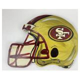 16"x13" San Franciso 49ers Helmet Sign