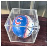 Chicago Cubs Baseball With Signatures